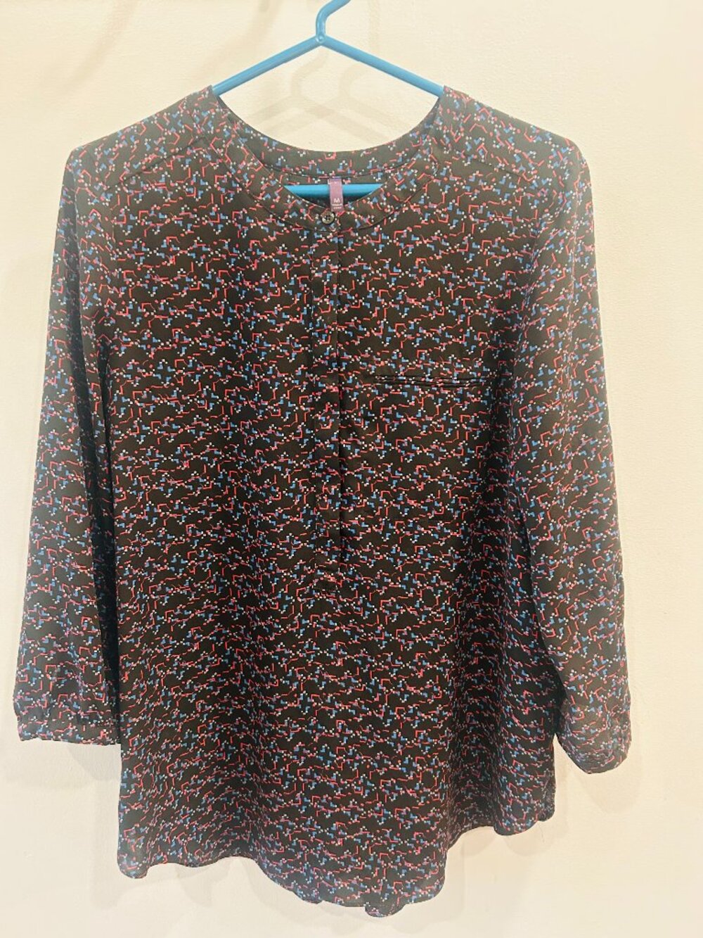 NYDJ patterned blouse Size M